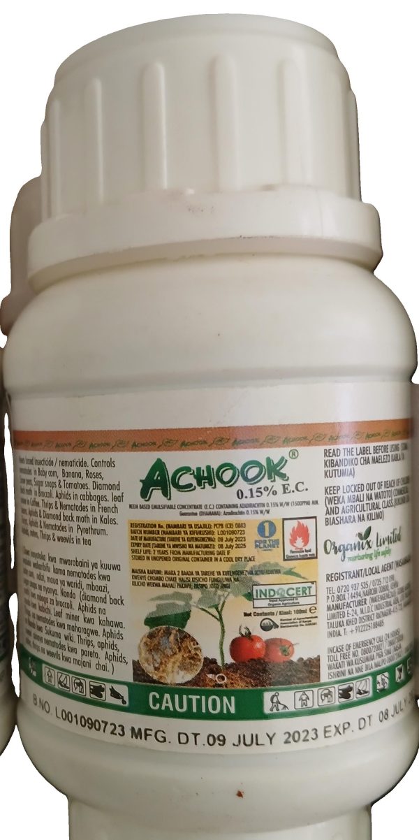 Achook neem based insecticide/nematicide 100ml