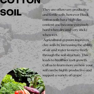 agricultural gypsum poster