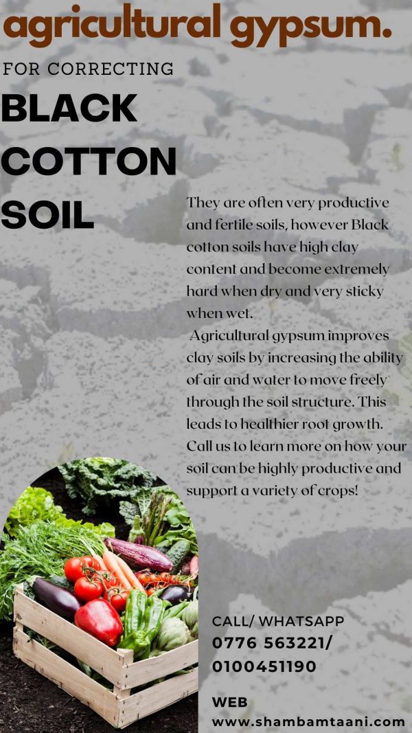 agricultural gypsum poster